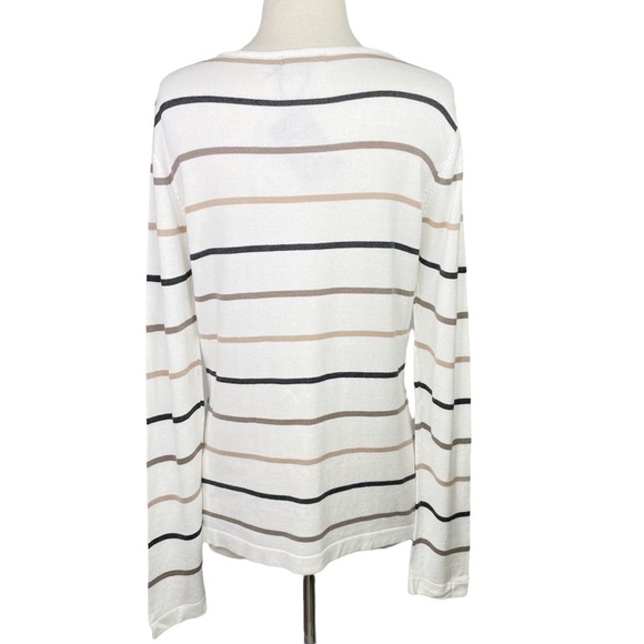 Stitch Fix l Fate Striped Pullover Sweater, Medium - Picture 8 of 9